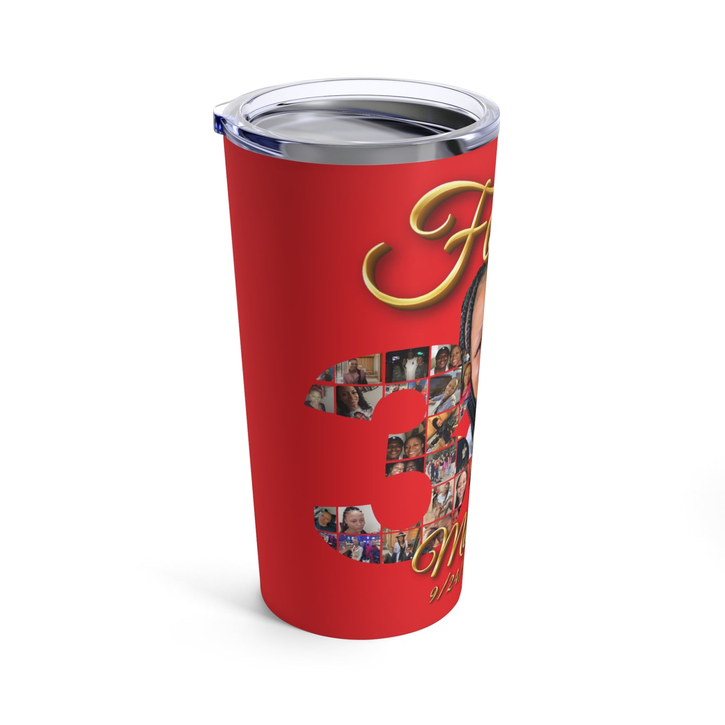 Personalized Forever 34 Tumbler