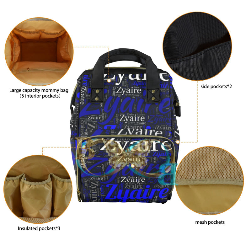 Zyaire 1 Multi-Function Diaper Bag-New (Model 1688) (1688)
