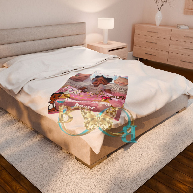 Velveteen Plush Blanket Blanket 60’’x80’’ (Thick)