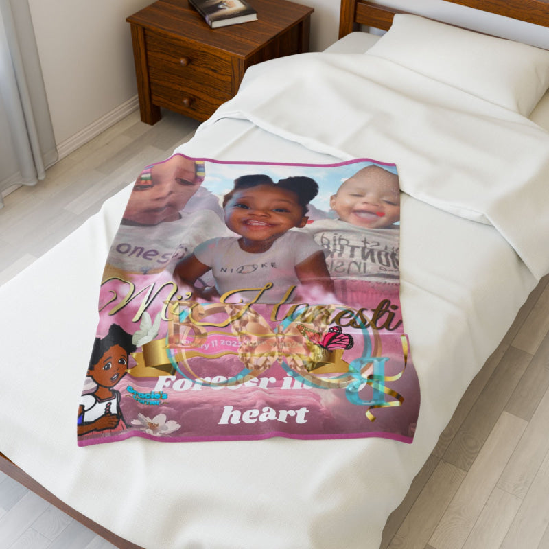 Velveteen Plush Blanket Blanket 60’’x80’’ (Thick)